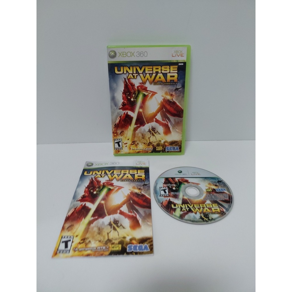 Universe at War: Earth Assault (Microsoft Xbox 360) 2008; CIB Complete‎
